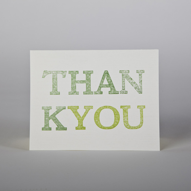 Thank You card